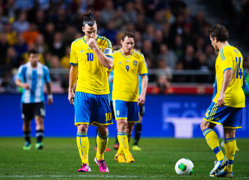 Zlatan Ibrahimovic och Tobias Hysén, Sverige