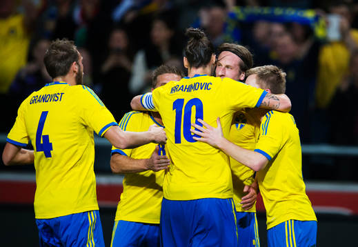 Andreas Granqvist, Anders Svensson, Zlatan Ibrahimovic,
