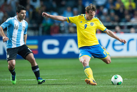 Kim Källström, Sverige,  och Sergio Agüero, Argentina