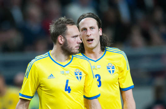 Andreas Granqvist och Jonas Olsson, mittbackspar, Sverige
