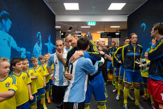 Lionel Messi, Argentina och Zlatan Ibrahimovic, Sverige