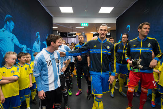 Lionel Messi, Argentina och Zlatan Ibrahimovic, Sverige