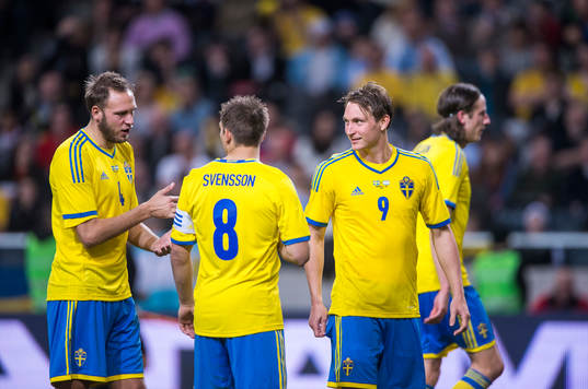 Andreas Granqvist, Anders Svensson och Kim Källström