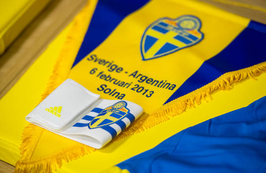 Sveriges omklädningsrum. Kaptensbindel