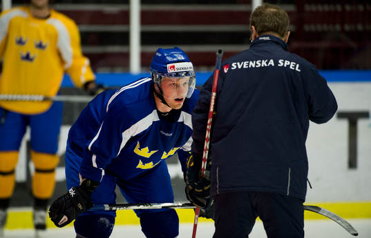 Carl Söderberg och Pär Mårts, förbundskapten