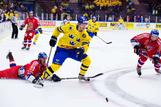 Lukas Kaspar, Tjeckien, lyckas inte stoppa Jonas Andersson,