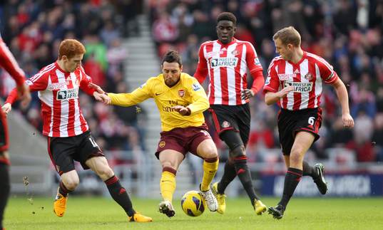 Football - Sunderland v Arsenal - Barclays Premier League -