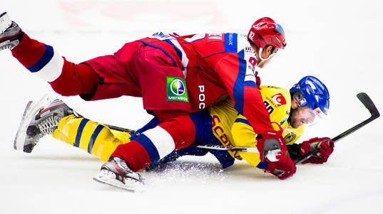 Evgeni Medvedev, Ryssland, tackar, Joel Lundqvist, Sverige