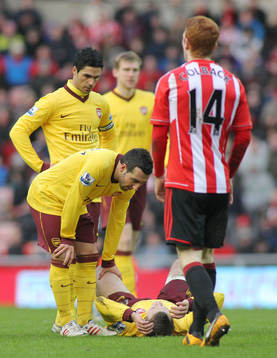 Football - Sunderland v Arsenal - Barclays Premier League -