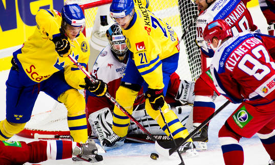 Trångt framför, Vasily Koshechkin, målvakt, Ryssland,