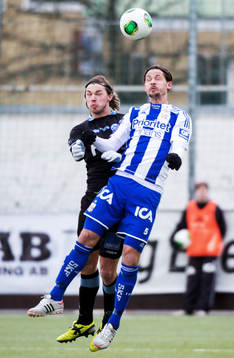Philip Haglund, IFK Göteborg, i nickduell