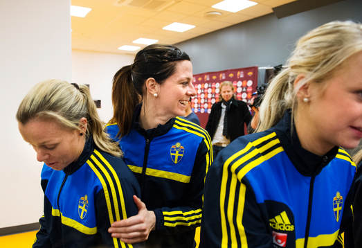Sara Thunebro och Lotta Schelin