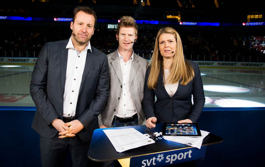 Mikael Renberg, Per-Johan Axelsson, expert, Marie Lehmann,