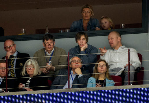 Mats Sundin på läktaren