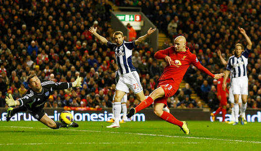 Football - Liverpool v West Bromwich Albion - Barclays