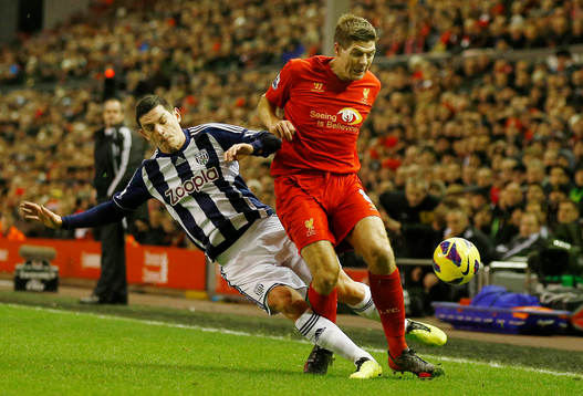 Football - Liverpool v West Bromwich Albion - Barclays