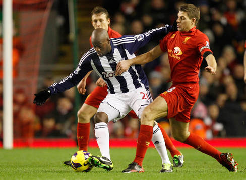 Football - Liverpool v West Bromwich Albion - Barclays