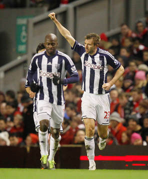 Football - Liverpool v West Bromwich Albion - Barclays