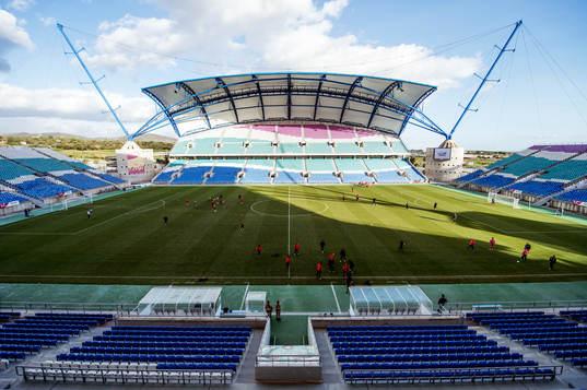 Interiör överblick på Estadio Algarve
