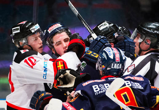 Robin Alvarez, Malmö, håller i Erik Gustafsson,
