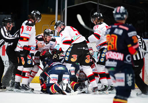 Malmö-spelare trycker ner Markus Ljungh, Djurgården