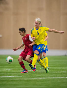 Fotboll, Träningsmatch, Dam, Sverige - Stockholm FA Boys