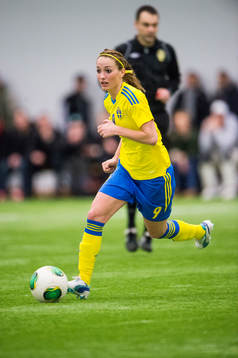 Fotboll, Träningsmatch, Dam, Sverige - Stockholm FA Boys