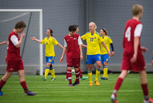 Fotboll, Träningsmatch, Dam, Sverige - Stockholm FA Boys