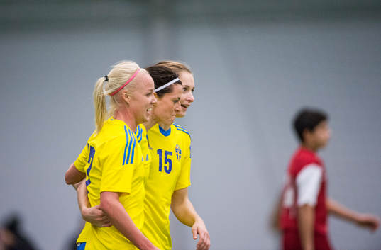 Fotboll, Träningsmatch, Dam, Sverige - Stockholm FA Boys