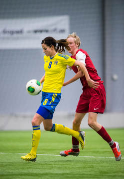 Fotboll, Träningsmatch, Dam, Sverige - Stockholm FA Boys