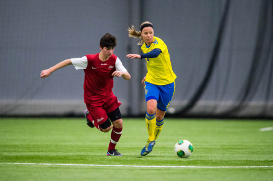 Fotboll, Träningsmatch, Dam, Sverige - Stockholm FA Boys