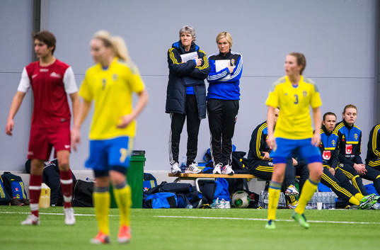 Fotboll, Träningsmatch, Dam, Sverige - Stockholm FA Boys