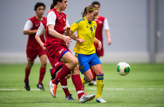 Fotboll, Träningsmatch, Dam, Sverige - Stockholm FA Boys
