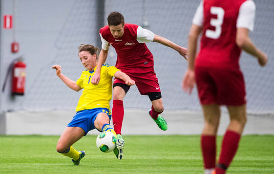 Fotboll, Träningsmatch, Dam, Sverige - Stockholm FA Boys
