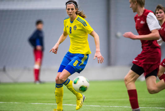 Fotboll, Träningsmatch, Dam, Sverige - Stockholm FA Boys