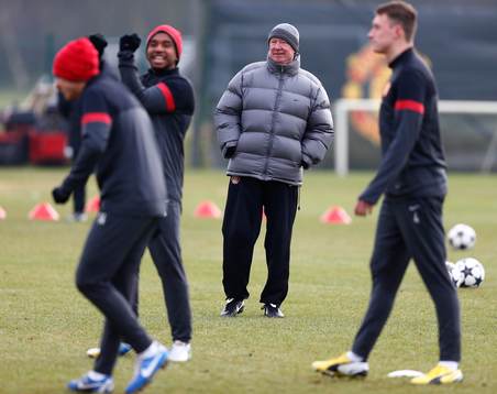 Football - Manchester United Training - Manchester United