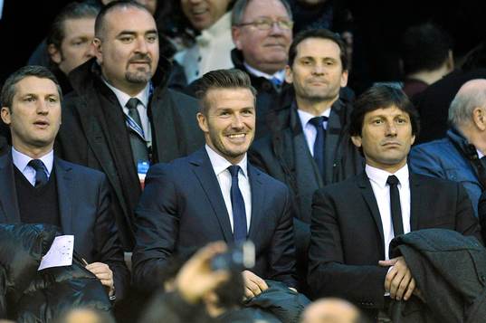 Olivier LETANG / David BECKHAM / LEONARDO - 12.02.2013 -