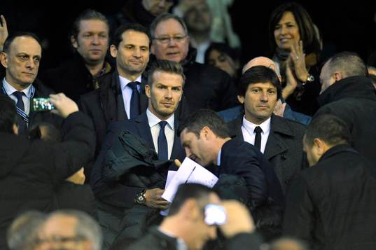 David BECKHAM / LEONARDO - 12.02.2013 - Valence / Paris