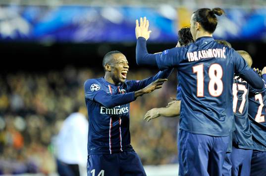 Joie PSG - Blaise MATUIDI apres le but de Javier PASTORE -