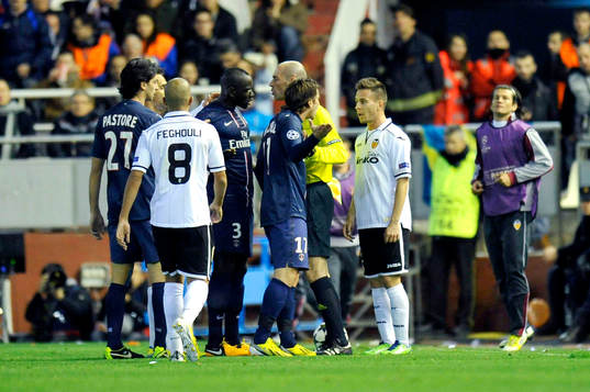 Altercation - 12.02.2013 - Valence / Paris Saint Germain -