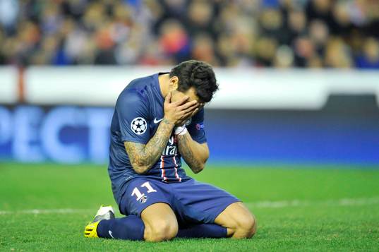 Deception Ezequiel LAVEZZI - 12.02.2013 - Valence / Paris