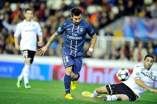 Adil RAMI /  Ezequiel LAVEZZI - 12.02.2013 - Valence /