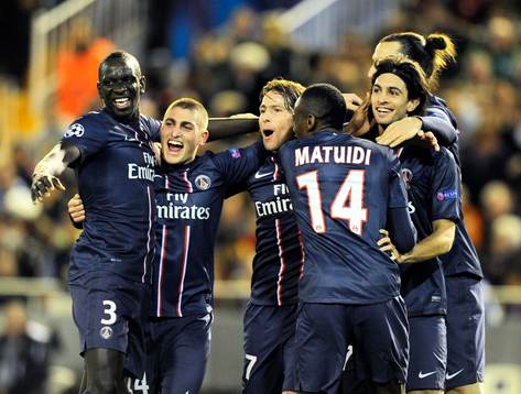 Joie PSG - Javier Pastore - 12.02.2013 - Valence / Paris