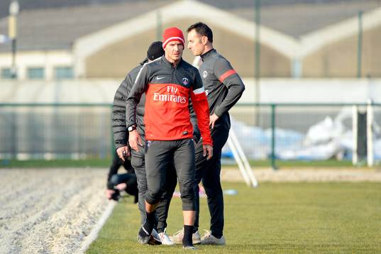 David BECKHAM - 13.02.2013 - Premier Entrainement de David