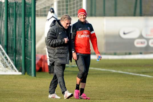 David BECKHAM / Giovanni MAURI - 13.02.2013 - Premier