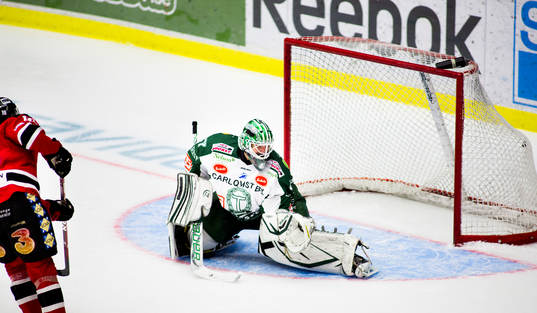 Robin Alvarez, Malmö Redhawks, gör 5-2 för, Malmö