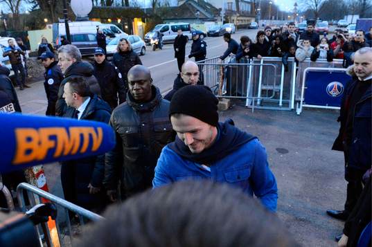 David BECKHAM - 13.02.2013 - Premier Entrainement de David