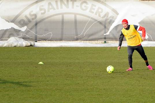 David BECKHAM - 13.02.2013 - Premier Entrainement de David