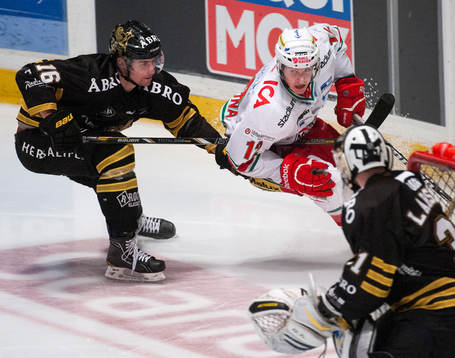 Tobias Viklund, AIK, och Dave Spina, Modo