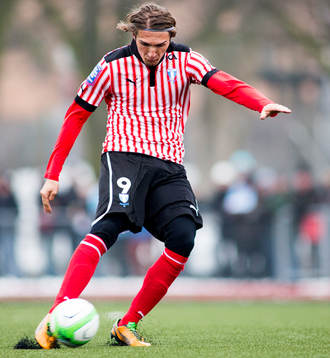 Dardan Rexhepi, Malmö FF, testar skott